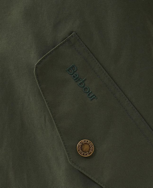 Spezial Madrid Barbour Chelsea Mac Jacket Olive & Forest Mist