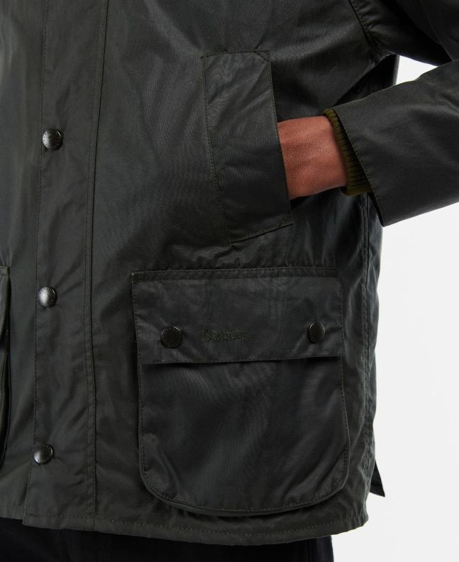 Spezial Madrid Barbour Classic Bedale Wax Jacket Sage