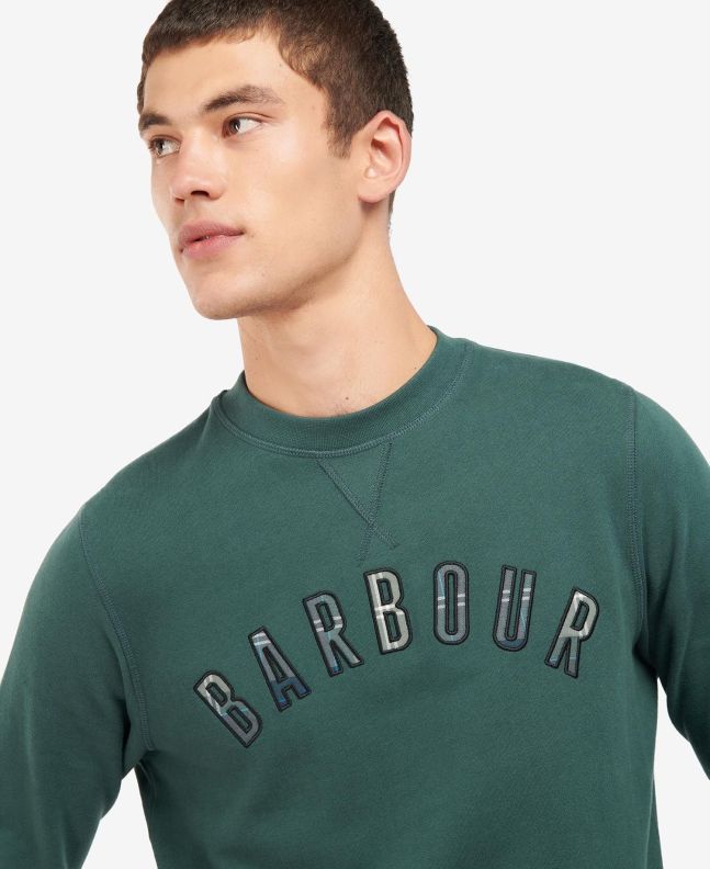 Spezial Madrid Barbour Debson Crew Jumper Green Gables