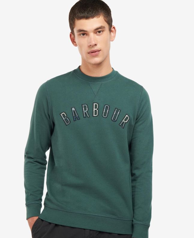 Spezial Madrid Barbour Debson Crew Jumper Green Gables