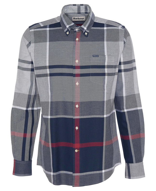 spezial madrid Barbour Dunoon Tailored Shirt Blue Granite