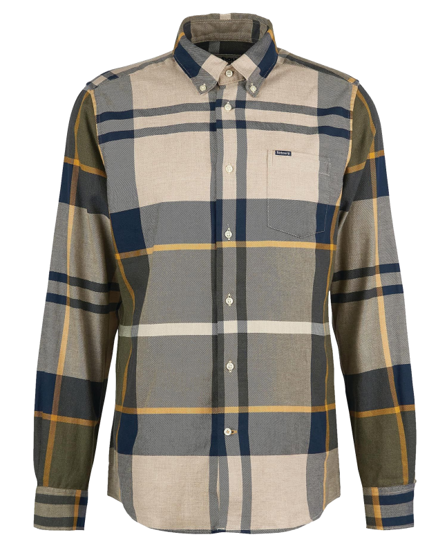 Spezial Madrid Barbour Dunoon Tailored Shirt Forest Mist