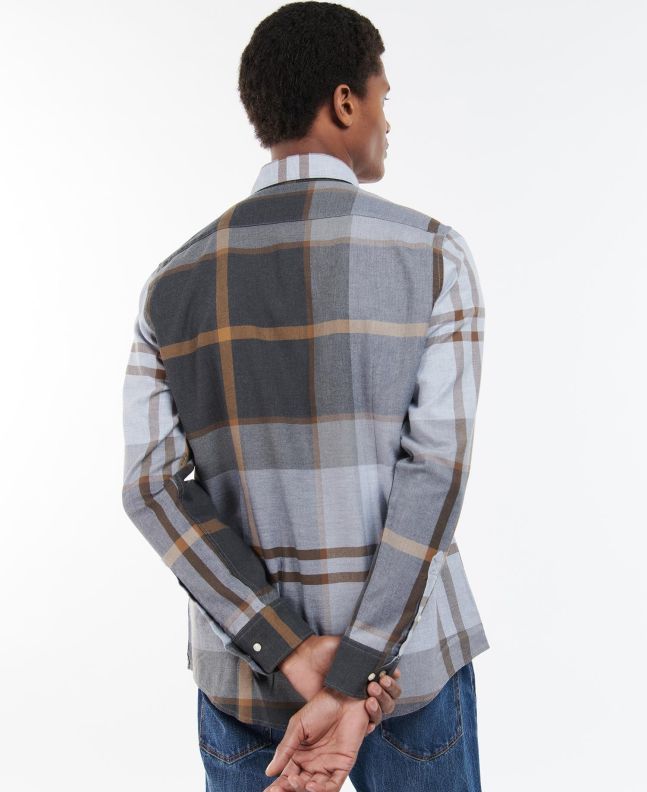Spezial Madrid Barbour Dunoon Tailored Shirt Grey Stone