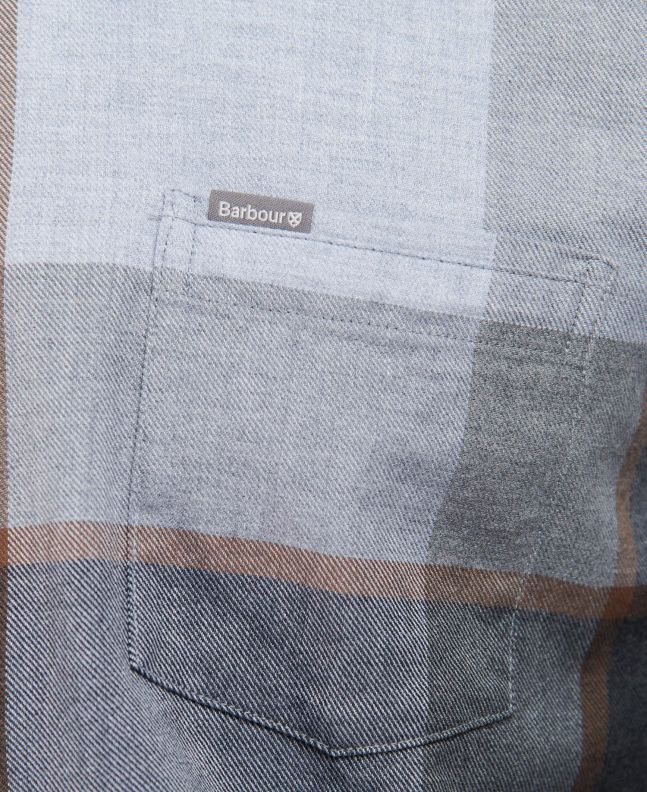 Spezial Madrid Barbour Dunoon Tailored Shirt Grey Stone