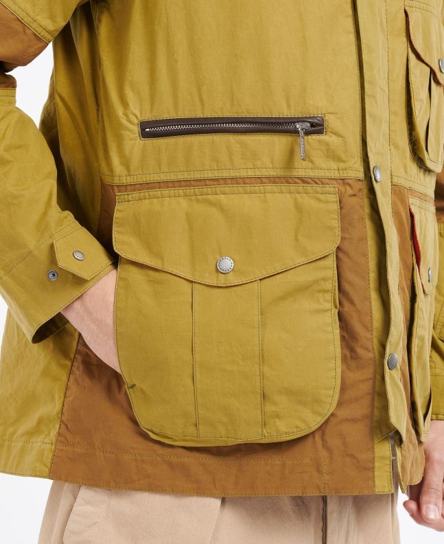 Spezial Madrid Barbour Gold Standard Mullon Casual Jacket Seaweed Salad