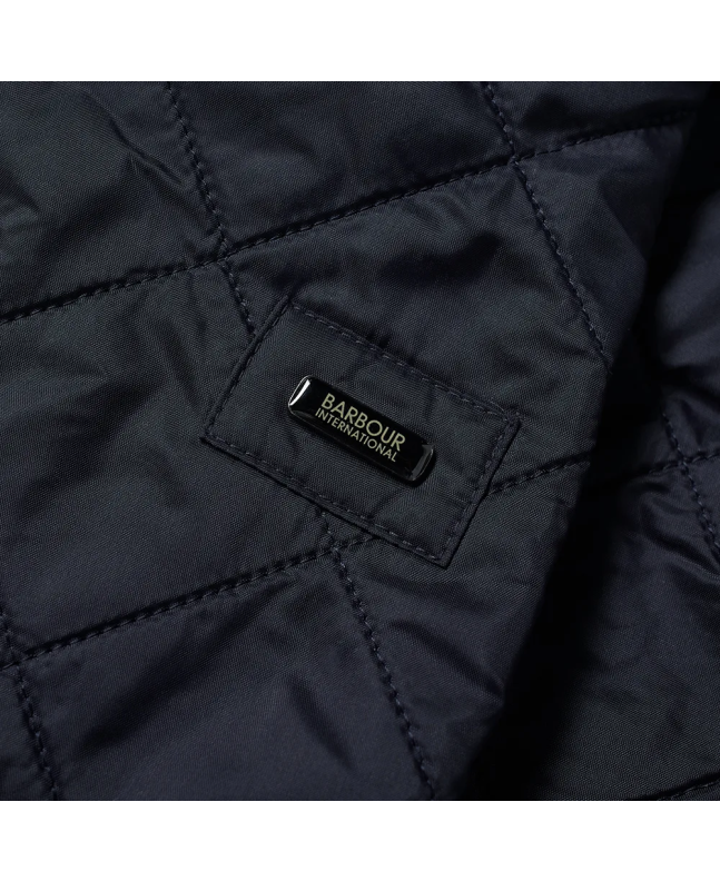 Spezial Madrid Barbour International Ariel Polarquilt Jacket Navy