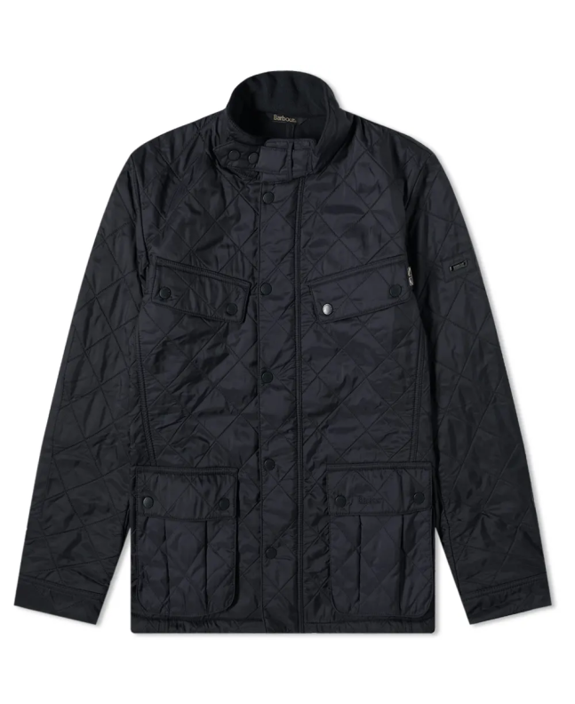 spezial madrid Barbour International Ariel Polarquilt Jacket Navy