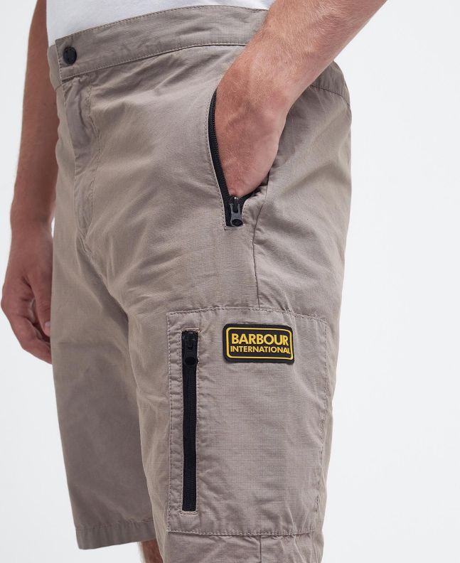 Spezial Madrid Barbour International Bolt Shorts Concrete