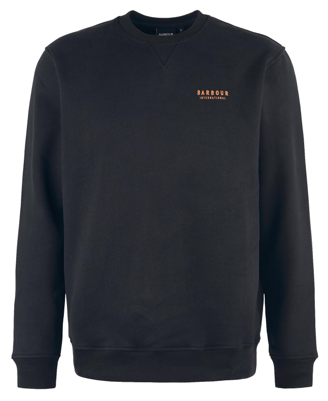 spezial madrid Barbour International Charlton Crew Neck Sweatshirt Black