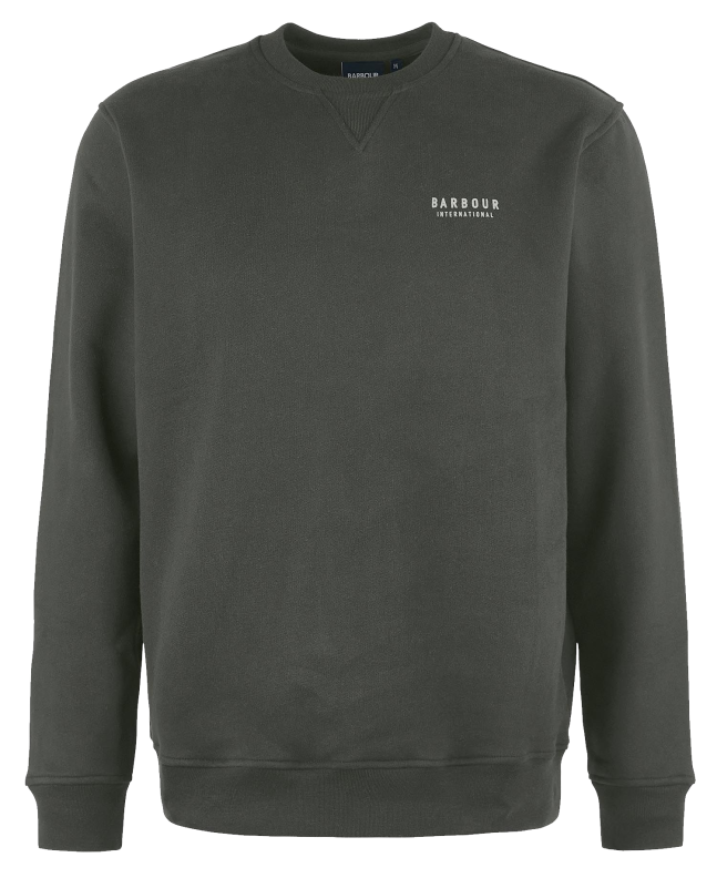 spezial madrid Barbour International Charlton Crew Neck Sweatshirt Sage