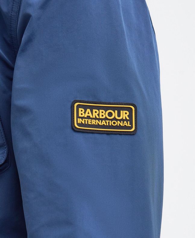 Spezial Madrid Barbour International Control Overshirt Washed Cobalt
