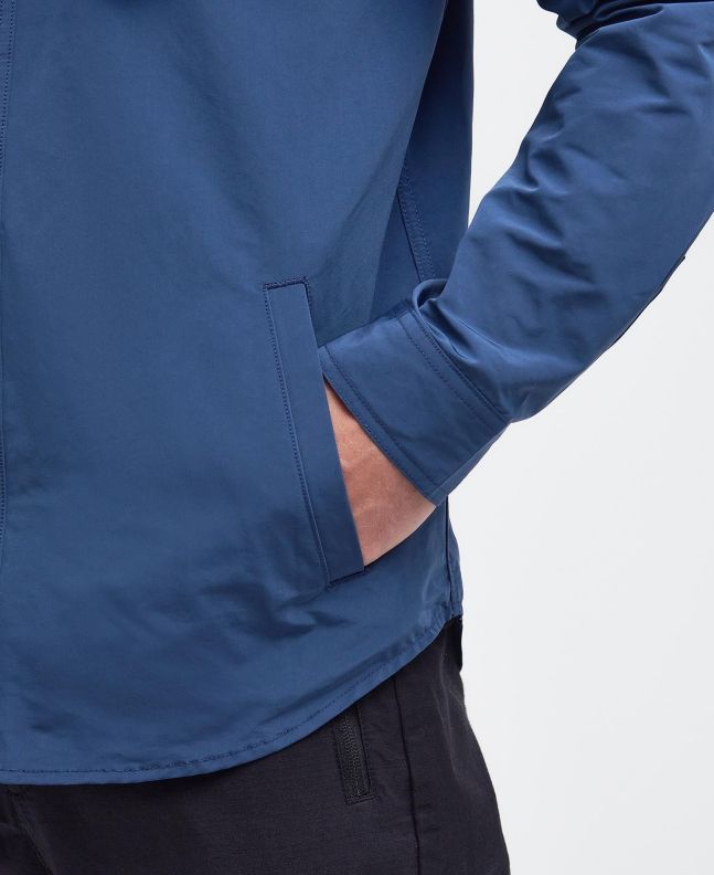 Spezial Madrid Barbour International Control Overshirt Washed Cobalt