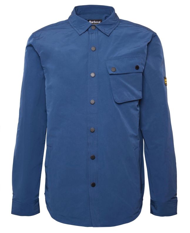 spezial madrid Barbour International Control Overshirt Washed Cobalt