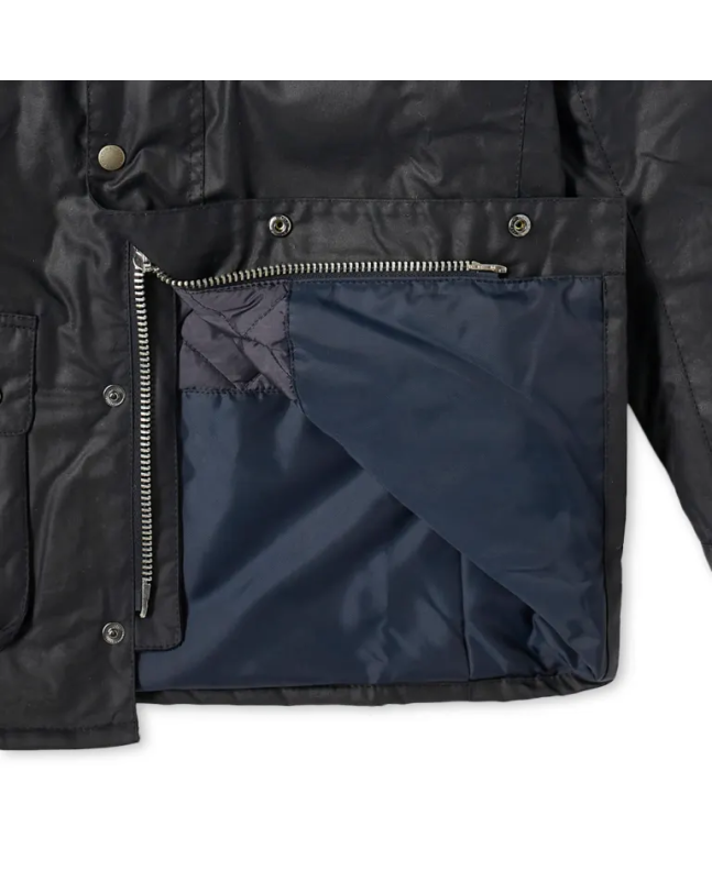 Spezial Madrid Barbour International Duke Wax Jacket Navy