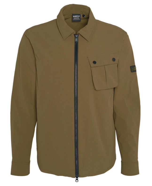 spezial madrid Barbour International Flex Overshirt Military Olive