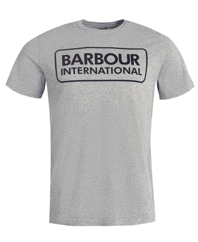 spezial madrid Barbour International Graphic Tee Anthracite Marl