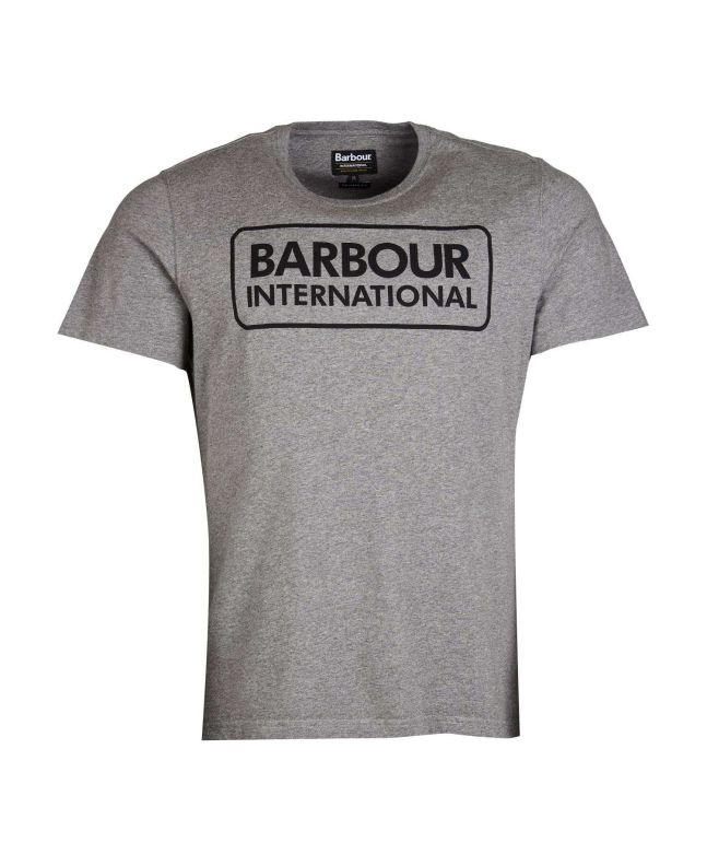 spezial madrid Barbour International Graphic Tee Anthracite