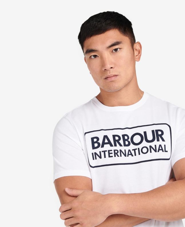 Spezial Madrid Barbour International Graphic Tee Classic White