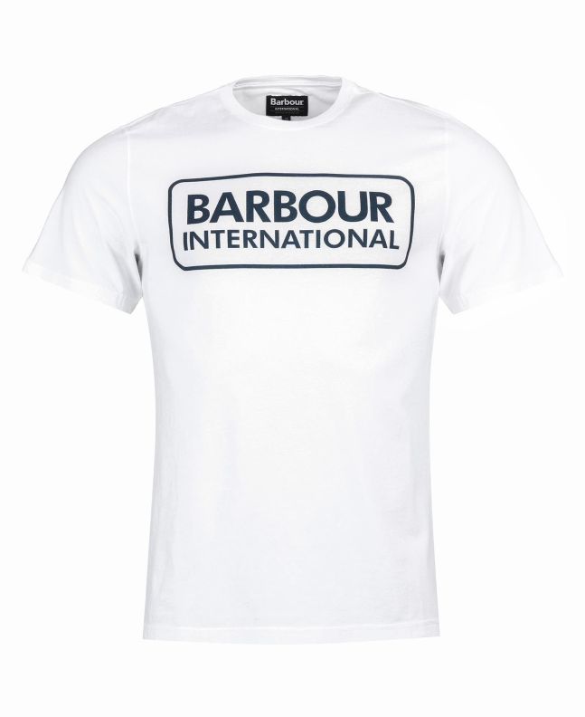 spezial madrid Barbour International Graphic Tee Classic White