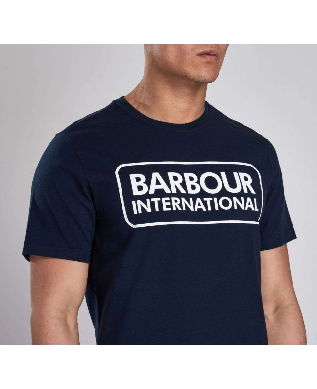 Spezial Madrid Barbour International Graphic Tee Navy