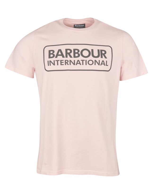 spezial madrid Barbour International Graphic Tee Pink Cinder