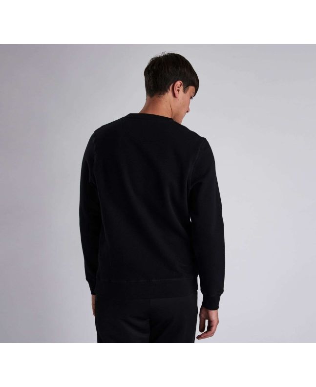 Spezial Madrid Barbour International Large Logo Sweatshirt Black