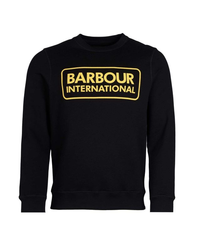 spezial madrid Barbour International Large Logo Sweatshirt Black