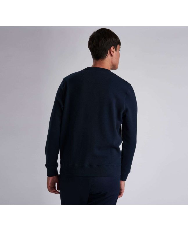 Spezial Madrid Barbour International Large Logo Sweatshirt Navy