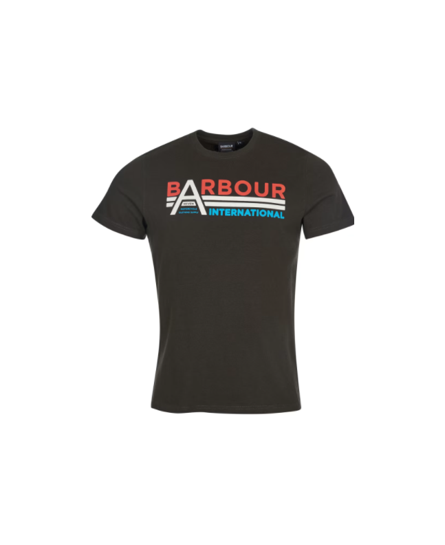 Spezial Madrid Barbour International Legacy A7 Tee Forest