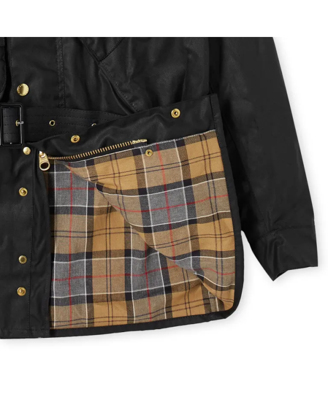 Spezial Madrid Barbour International Original Wax Jacket Black