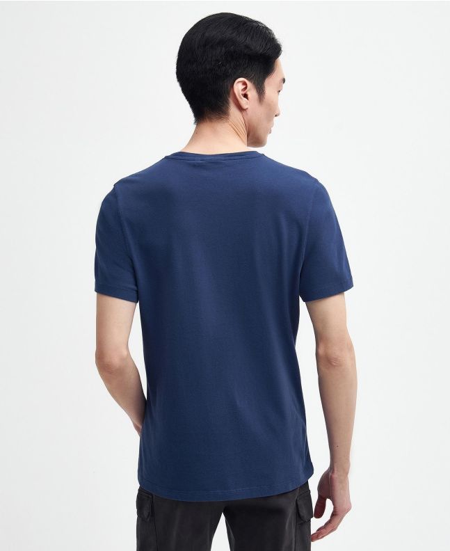 Spezial Madrid Barbour International Spirit Graphic Tee Washed Cobalt