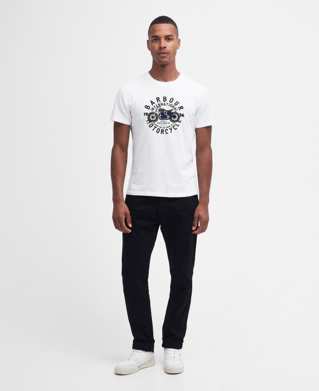 Spezial Madrid Barbour International Spirit Graphic Tee Whisper White
