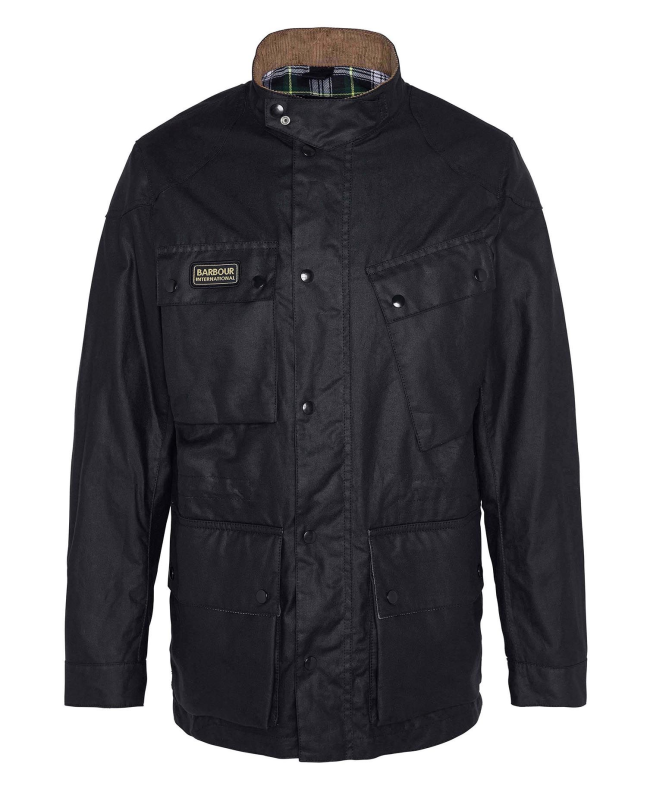 spezial madrid Barbour International Westross Waxed Jacket Classis Black