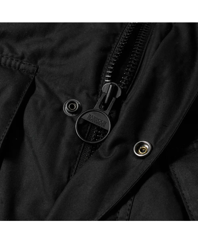 Spezial Madrid Barbour Internetional X Engineered Garments Brookdale Wax Jacket Black