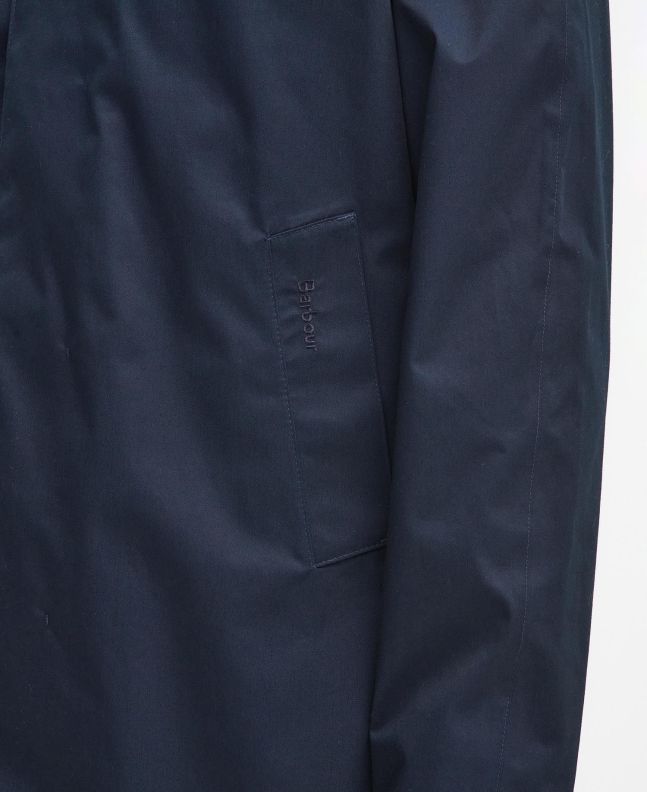 Spezial Madrid Barbour Lorden Waterproof Jacket Navy & Blue Granite Tartan