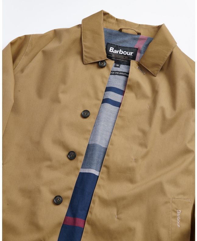 Spezial Madrid Barbour Lorden Waterproof Jacket Sand & Blue Granite Tartan