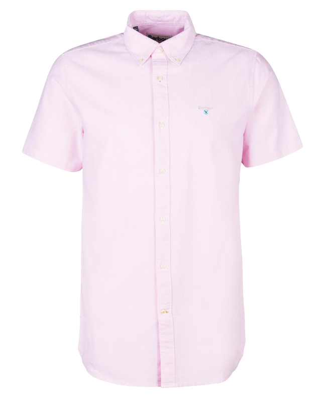 spezial madrid Barbour Oxford Short Sleeve Tailored Shirt Pink