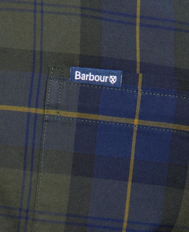 Spezial Madrid Barbour Wetheram Shirt Classic Olive Night