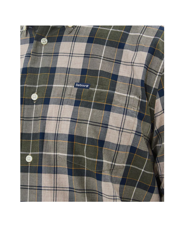 Spezial Madrid Barbour Wetherham Tailored Shirt Forest Mist