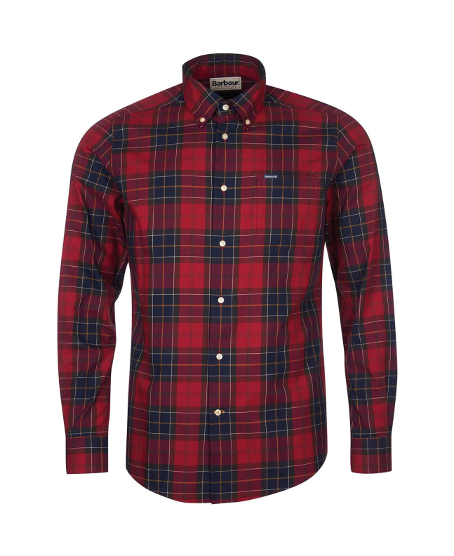 spezial madrid Barbour Wetherham Tailored Shirt Red