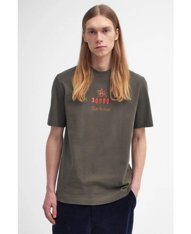 Spezial Madrid Barbour X Baracuta Archives Tee Uniform Green
