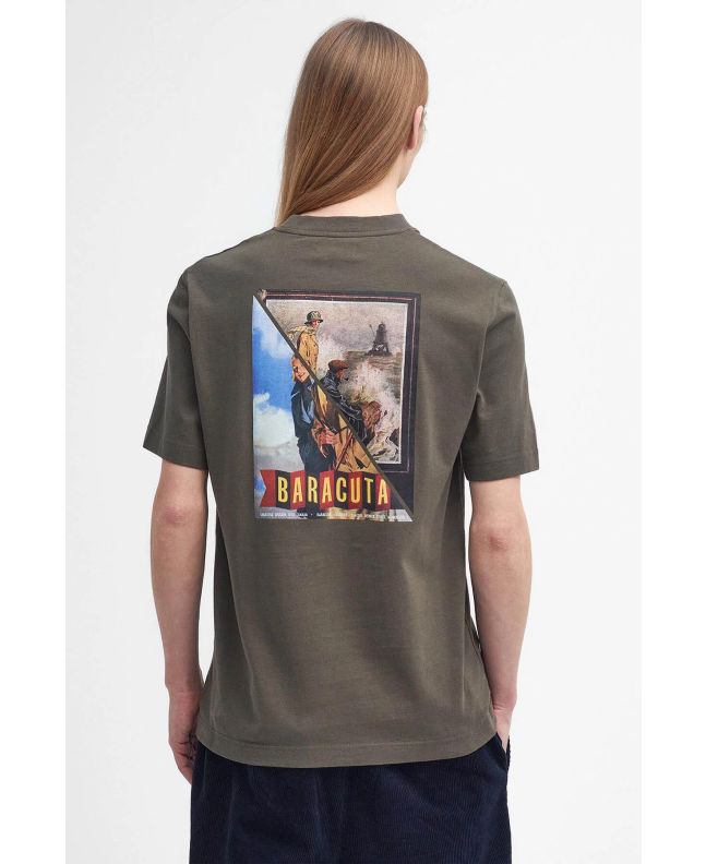Spezial Madrid Barbour X Baracuta Archives Tee Uniform Green