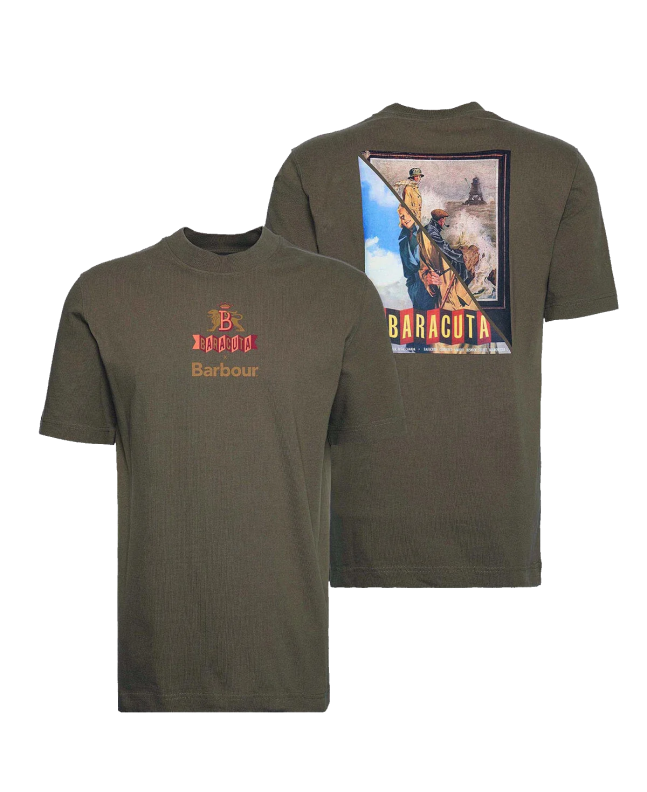 spezial madrid Barbour x Baracuta Archives Tee Uniform Green