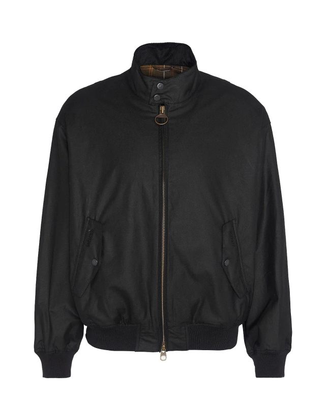 Spezial Madrid Barbour X Baracuta MA-1 Waxed Harrigton Jacket Archive Olive