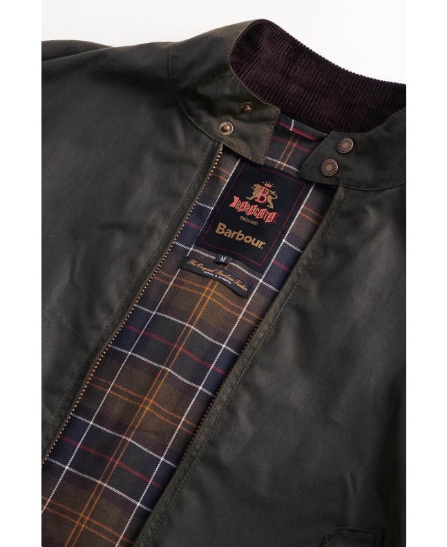 Spezial Madrid Barbour X Baracuta MA-1 Waxed Harrigton Jacket Archive Black