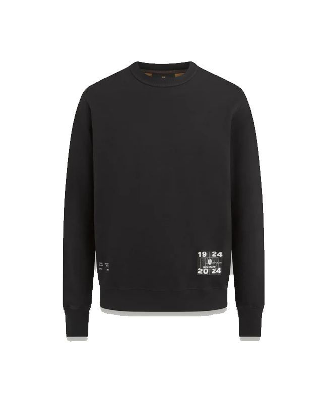 spezial madrid Belstaff Centenary Applique Label Sweatshirt Black