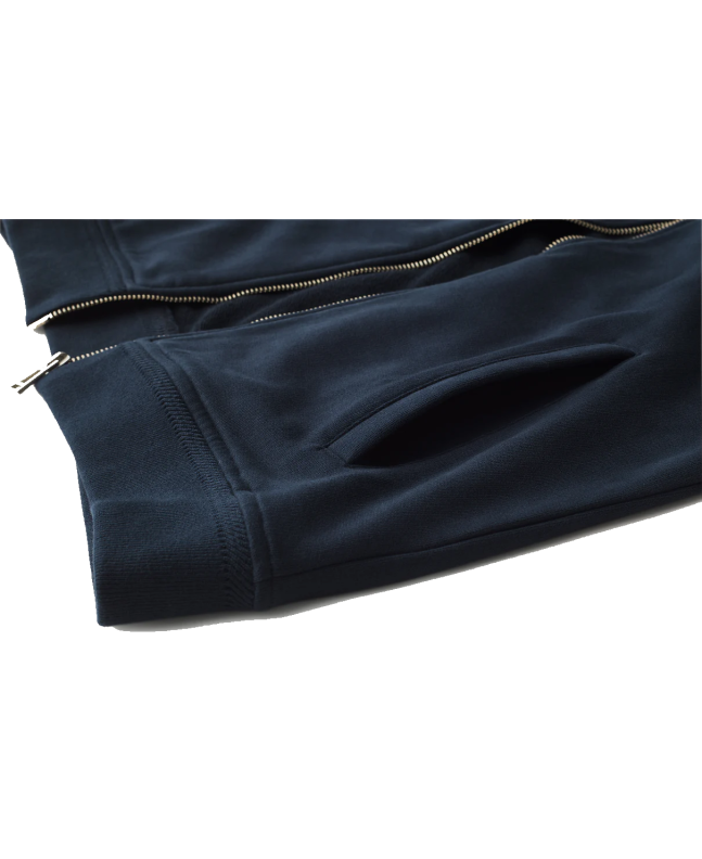 Spezial Madrid Belstaff Full Zip Sweatshirt Cotton Fleece Dark Ink