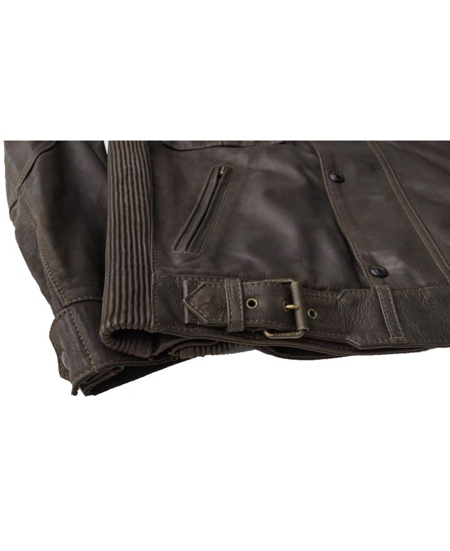 Spezial Madrid Belstaff Gangster Leather Jacket Antique Brown