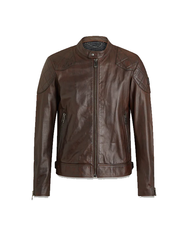 spezial madrid Belstaff Legacy Outlaw Waxed Leather Dark Deep Copper