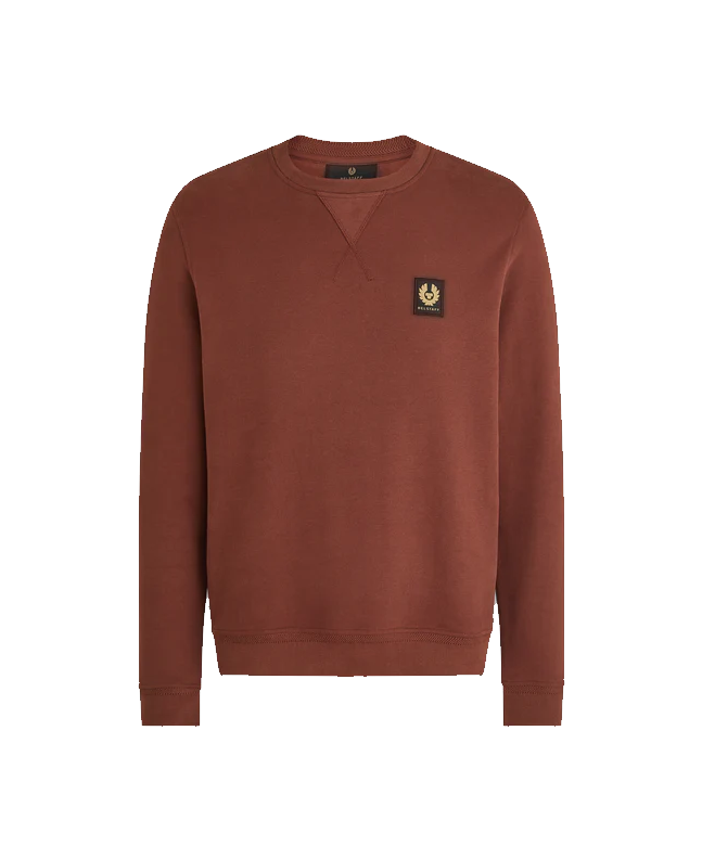 spezial madrid Belstaff Logo Sweatshirt Deep Copper
